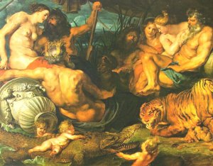 Main Product Photo of The Four Quarters of the Globe, approx. Painting by Peter Paul Rubens