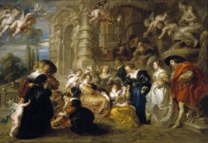 The Garden of Love by Peter Paul Rubens Oil Painting Reproduction