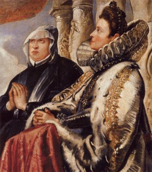 The Gonzaga Family Worshipping the Holy Trinity Detail by Peter Paul Rubens Oil Painting Reproduction