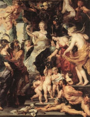 Main Product Photo of The Happiness of the Regency Painting by Peter Paul Rubens