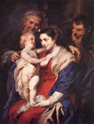 The Holy Family with St. Anne by Peter Paul Rubens Oil Painting Reproduction