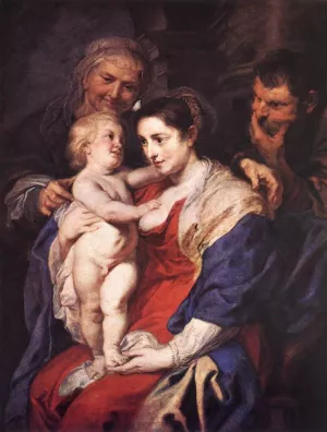 The Holy Family with St. Anne by Peter Paul Rubens Oil Painting Reproduction