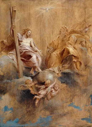 The Holy Trinity by Peter Paul Rubens - Hand-Painted Oil Painting Reproduction