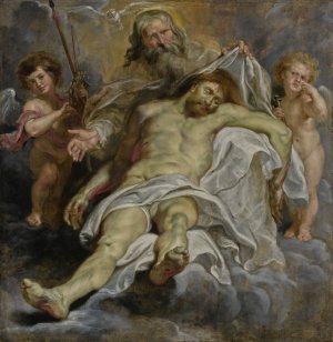 Main Product Photo of The Holy Trinity Painting by Peter Paul Rubens