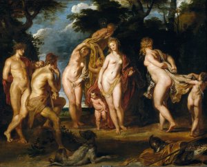 Main Product Photo of The Judgment Of Paris Painting by Peter Paul Rubens