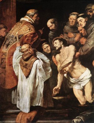 The Last Communion of St Francis by Peter Paul Rubens Oil Painting Reproduction