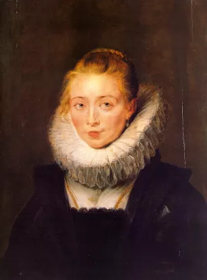 The Maid of Honor to the Infanta Isabella by Peter Paul Rubens - Hand-Painted Oil Painting Reproduction