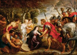 Main Product Photo of The Meeting of David and Abigail Painting by Peter Paul Rubens