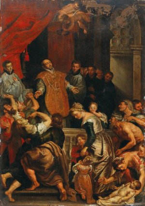 The Miracles of Saint Ignatius of Loyola by Peter Paul Rubens Oil Painting Reproduction