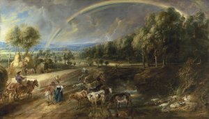 Main Product Photo of The Rainbow Landscape Painting by Peter Paul Rubens