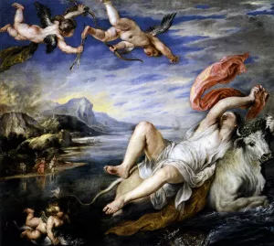 The Rape of Europa by Peter Paul Rubens - Hand-Painted Oil Painting Reproduction