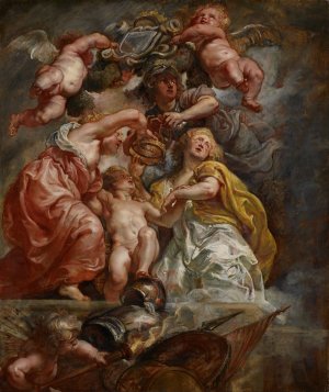 Main Product Photo of The Union of England and Scotland Painting by Peter Paul Rubens
