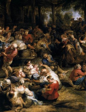 Main Product Photo of The Village Fete Detail Painting by Peter Paul Rubens