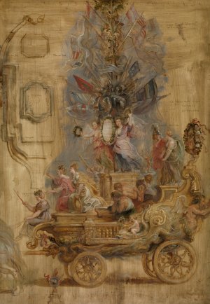 Main Product Photo of Triumphal Chariot of Kallo Painting by Peter Paul Rubens