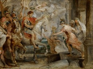 Main Product Photo of Triumphant Entry Of Constantine Into Rome Painting by Peter Paul Rubens