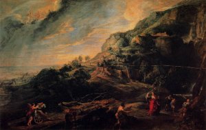 Ulysses and Nausicaa on the Island of the Phaeacians by Peter Paul Rubens Oil Painting Reproduction