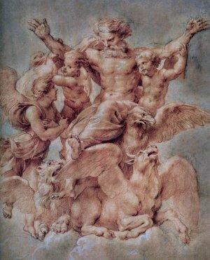 Vision of Ezekiel by Peter Paul Rubens Oil Painting Reproduction